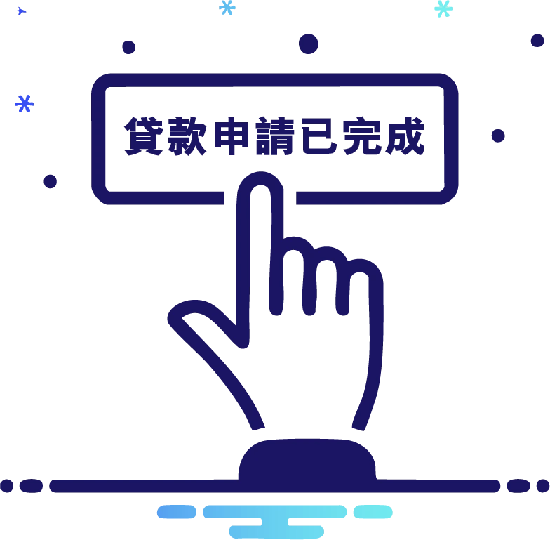 貸款申請已完成
